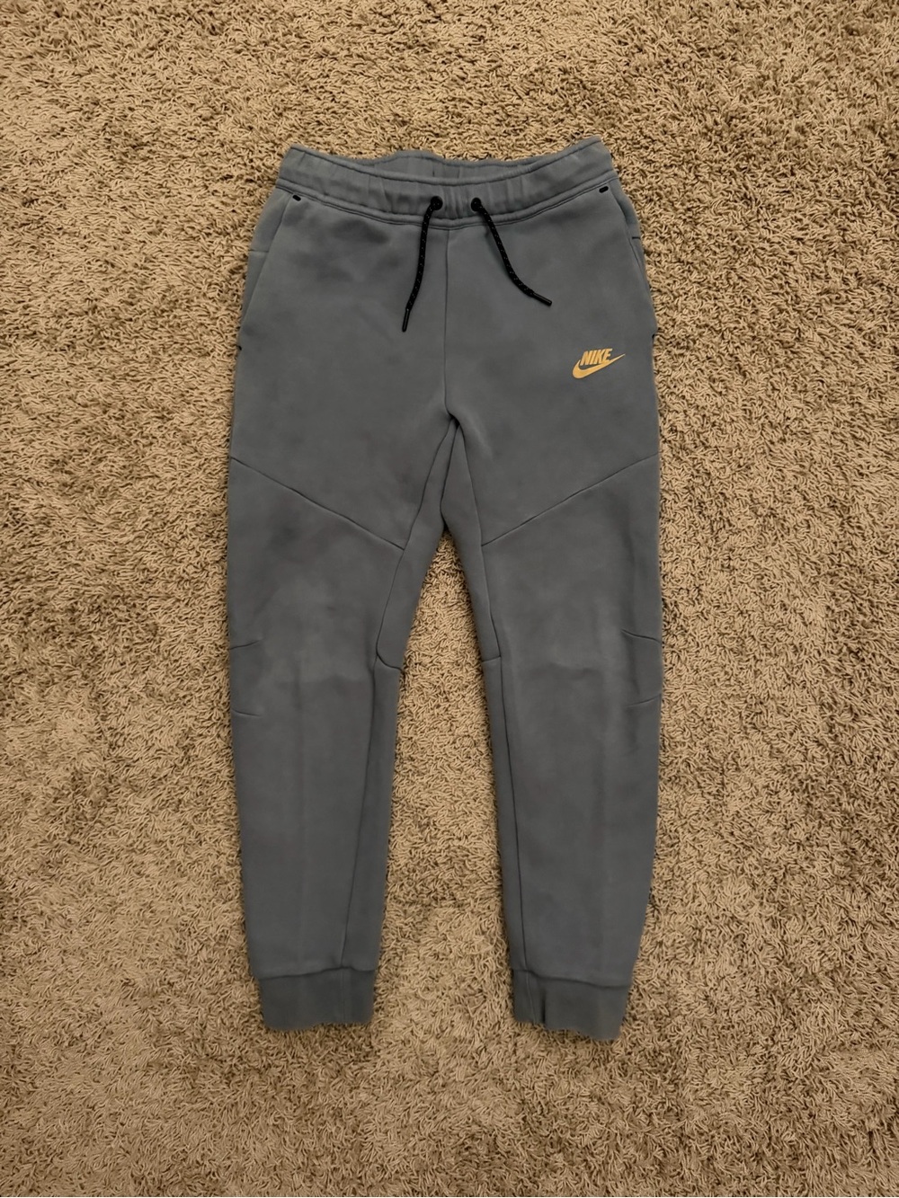Nike Big Kids Tech Fleece Joggers Large Gray HV5869-065 Sweatpants Youth Boys